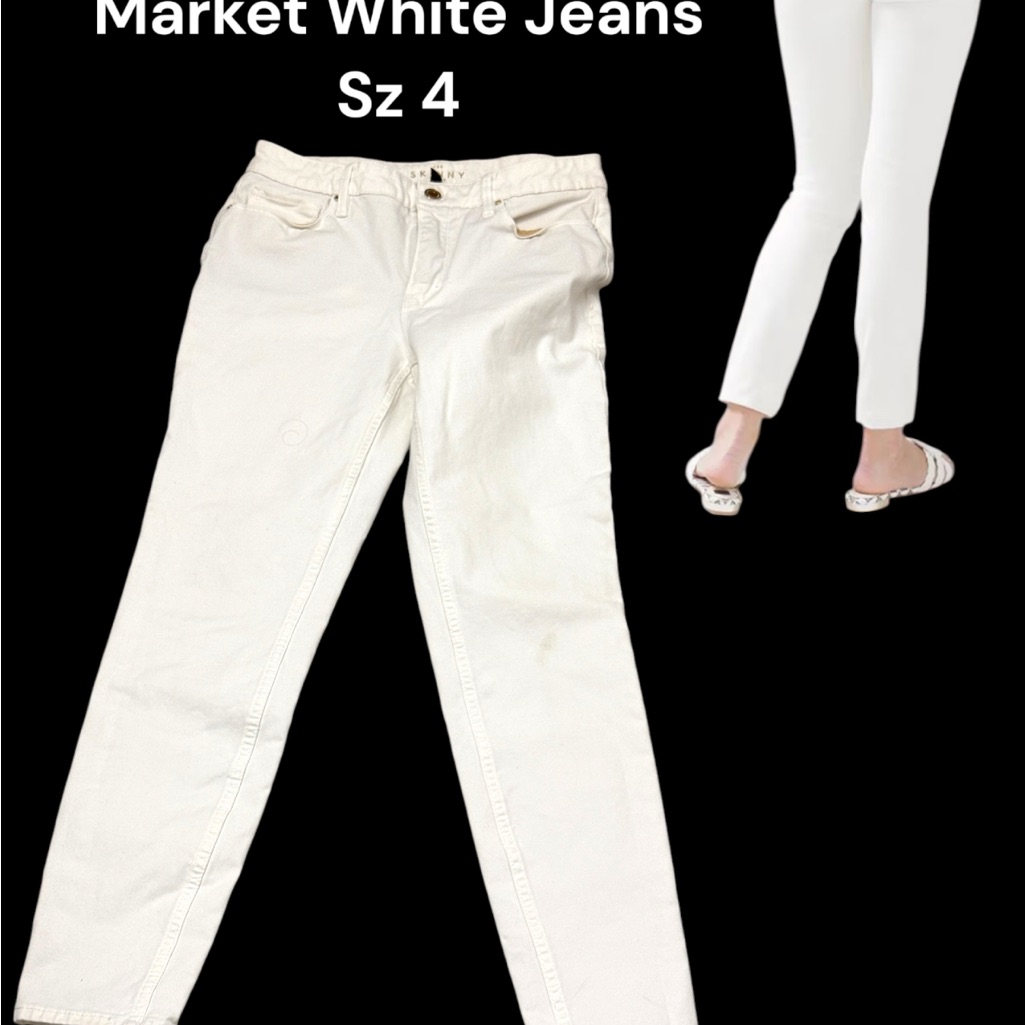 White House Black Market White Jeans Women White Pants White Jeans Size 4